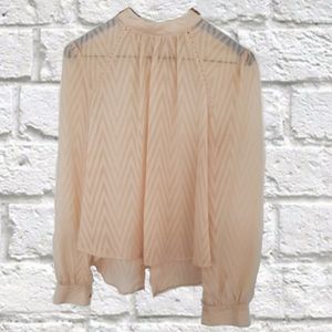 Free People After Midnight Chevron Blouse